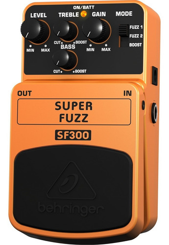 Behringer Sf300 Super Fuzz Pedal De Fuzz Para Guitarra