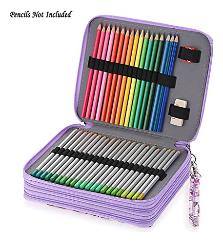 Btsky Estuche Para Lápices De Colores: 120 Ranuras Porta Láp
