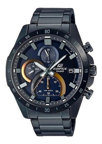 Reloj Casio Edifice Efr-571dc-2avudf Hombre 100% Original Color de la correa Negro Color del bisel Negro Color del fondo Negro