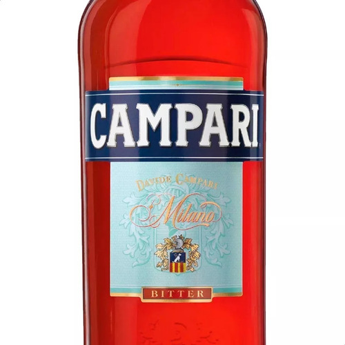 Imagen 2 de 9 de Aperitivo Campari Bitter 750ml X6 Unidades - 01mercado