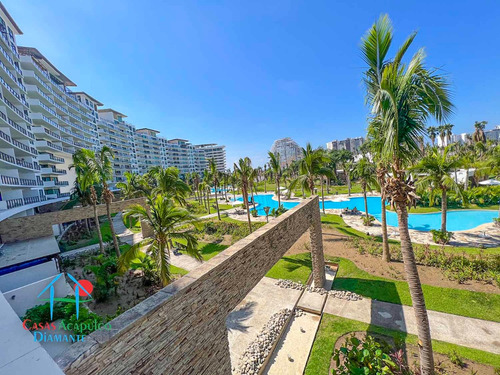 Cad La Isla Fiji V3. Vacaciones Perfectas En Acapulco Diamante: Cómodo Departamento Con Vista A La Alberca
