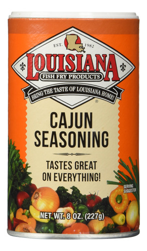 Louisiana Fish Fry Products Condimento Cajun 8 Onzas