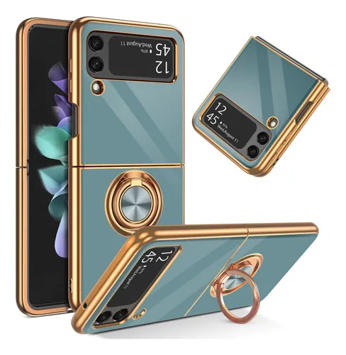 comprar Guagua Funda Para Samsung Galaxy Z Flip 3 5g 6.7  Anillo Tpu
