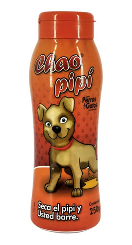 Talco Absorbente Chao Pipí Mascotas Perros Y Gatos 250 Gr