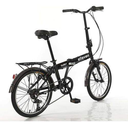 Bicicleta Aro 20 Dobrável Dubly Urban 6v Alumínio 2023 Cor Preto Tamanho Do Quadro Único