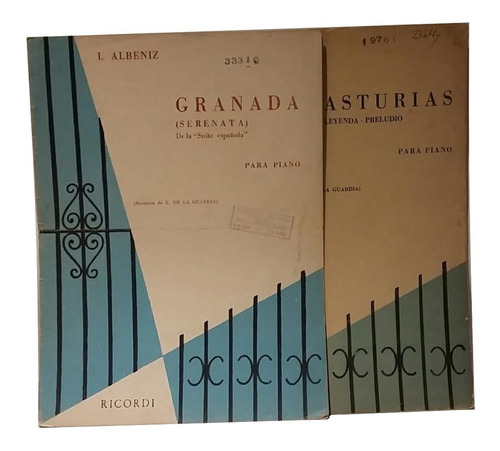 Albeniz, De La Suite Española: Granada Y Asturias P/ Piano