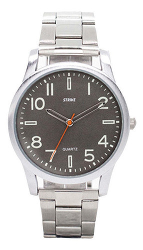 Reloj Strike Watch Ea1784-03 Hombre Colección 2022 Color de la correa Plata Color del bisel Plata Color del fondo Negro