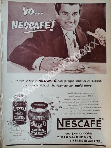 Cartel Retro Cafe Nescafe 1956 /40