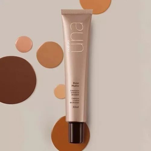Base De Maquillaje Matte Una Natura 30 Ml Tono A Elegir