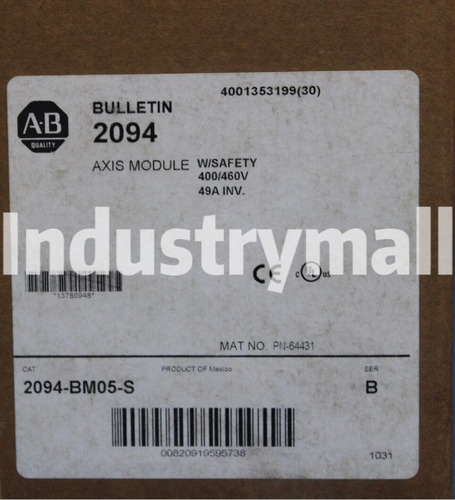 New Allen Bradley 2094-bm05-s Kinetix 6000 Servo Drive N Jjd