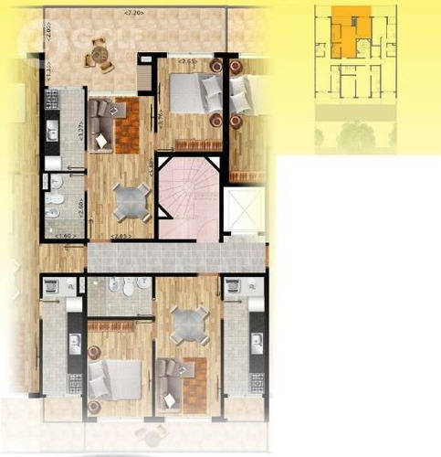 Vendo Apartamento De 1 Dormitorio Con Terraza Al Frente, Garaje Opcional, Pocitos Nuevo