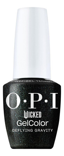 Esmalte De Uñas Gel Color Deflying Gravity Color Negro