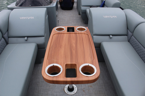 Lancha Ventura Pontoon 250 2025 V-cat Vcat Fluvimar Solara