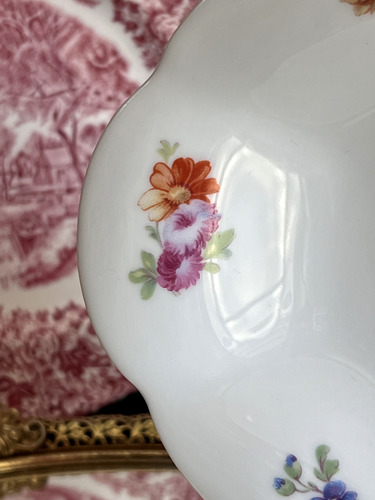 Plato Oval Porcelana Tirschenreuther Royal Bavaria C1930 (Usado)