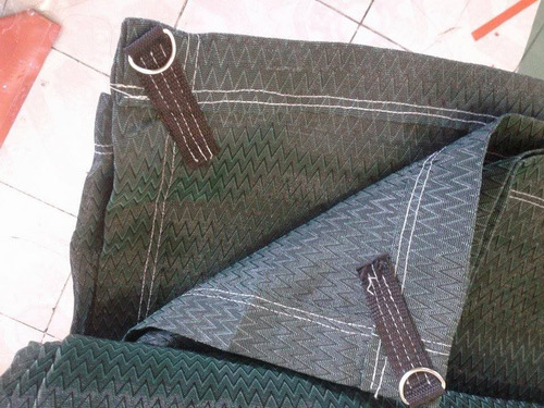 Malla Sombra 1.75 X 2 Mts Verde 80% Reforzada,ojillada