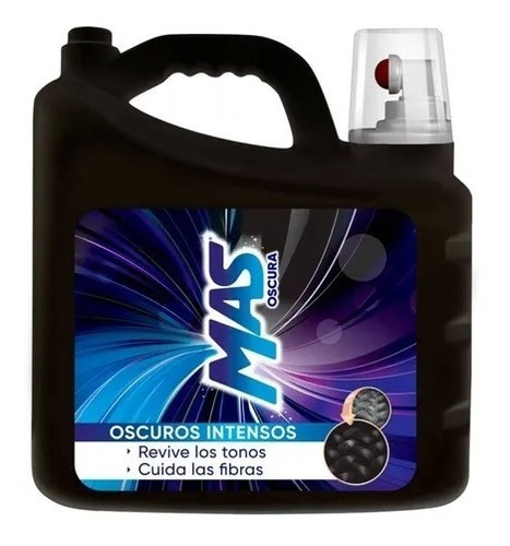 Detergente Liquido Mas Oscura Oscuros Intensos 10 Litros