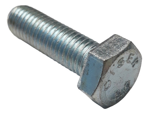 Parafuso Sextavado M12 X 40mm Zincado Branco - 10