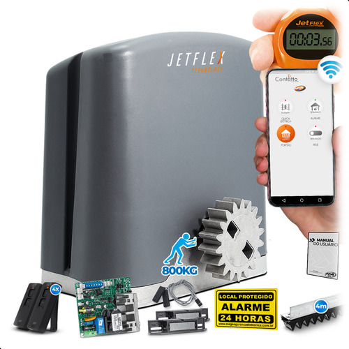 Kit 1 Motor Ppa Dz Rio Jet Flex 4m Crem 4 Control 800kg Wifi