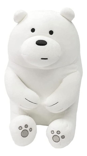 Oso Polar Sentado Escandalosos 25cm We Bare Bears Miniso