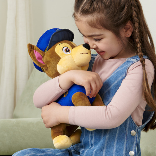 Brinquedo de pelúcia de luxo Paw Patrol Chase com som para crianças