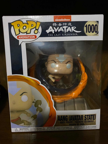 Funko Pop Animation Avatar Aang #1000 Original Impecable
