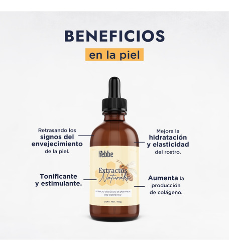 Imagen 2 de 10 de Jalea Real Extracto Glicólico Cosmético 100% Puro
