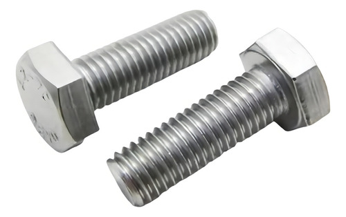 Parafuso Sextavado M6x10 (chave 10) Aço Inox M6 X 10 - 50un