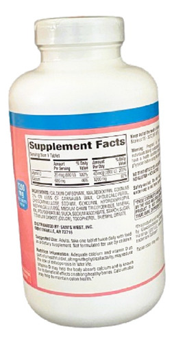 Calcium + D3 600tabs Members Mark
