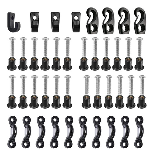 Kayak Pad Eyes Tornillos De Acero Inoxidable Juego De