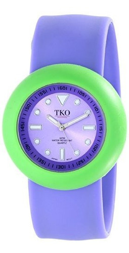 Reloj De Pulsera Tko Orlogi Para Mujer Tk590pgp Purple Rubbe