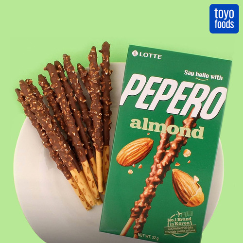 Lotte Pepero Almendra 32 G