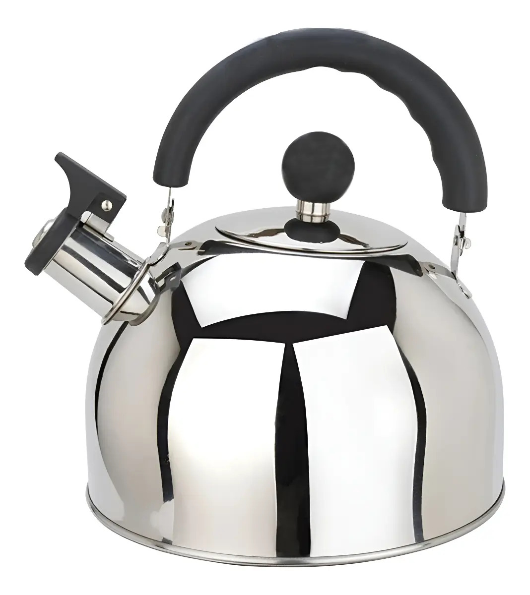Tetera Silbadora Acero Inoxidable 3 Litros Gris Para Cocina