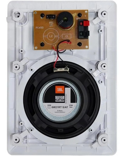 Kit Som Ambiente Teto Gesso Embutir + Player Mp3 4 Arandelas Cor Branco (receiver) Potência de saída RMS 30 W