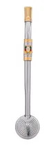 Comprar Bomba Para Chimarrão Tererê Aço Inox 304 E Ouro 18k Pingente