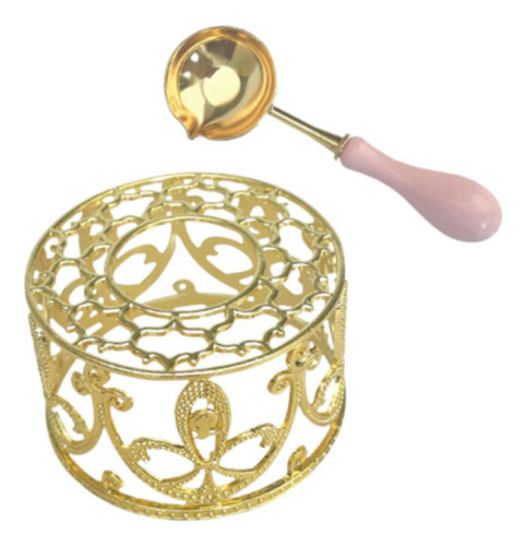 Kit De Sello De Cera Sello De Sello Metal Seal Comer Oro