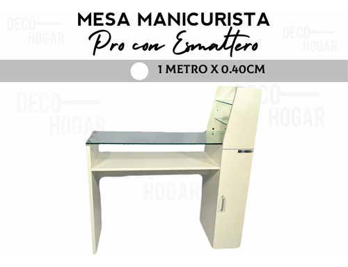 Mesa Manicurista Moderna Pro Escritorio 1 Metrox0.40cm