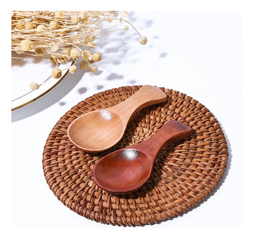 12 Cucharas Pequeñas De Madera, Cucharas Pequeñas De Madera