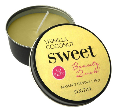 Vela Para Masajes Aceite Aroma Vainilla Sexitive Aromatica