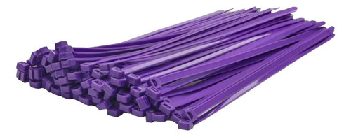 Brida De Plástico 20 Cm, Mxzpp-003, 300pzas, 20cm, 2.5mm, Mo Color Morado