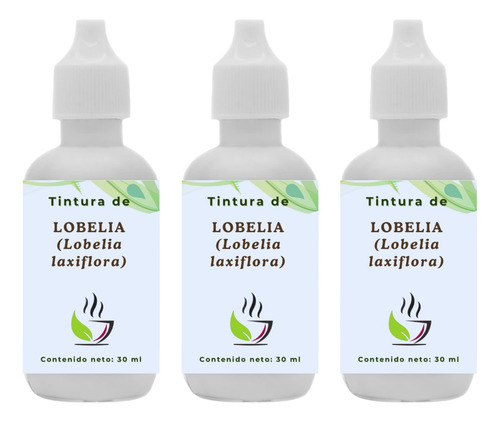 Pack 3 Té De Lobelia En Gotas 30 Ml