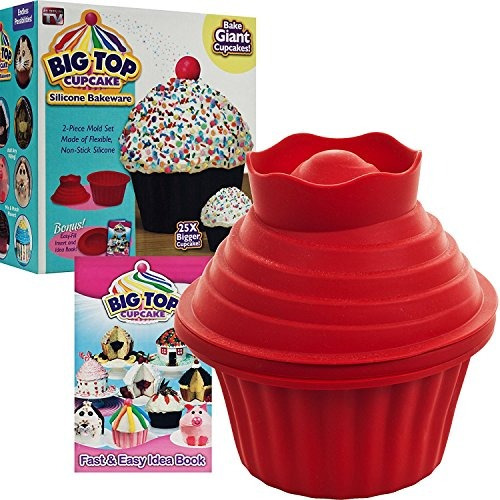 Big Giant Top Jumbo Size Cupcake Silicone Bakeware Cake Pan