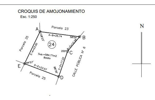 Venta Terreno 584 M2 - B La Lucinda - Villa Los Altos - Río Ceballos - Córdoba