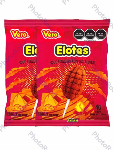 Paleta Elote Chile  80 Pz Vero