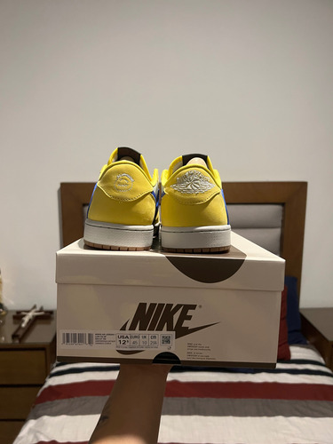 Jordan 1 Low Travis Scott Canary Talla 29 Mx
