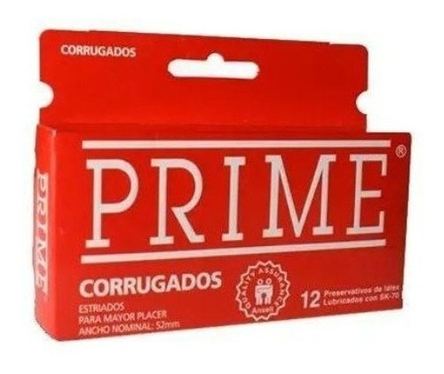 Preservativos Prime Corrugados X 12 Unidades