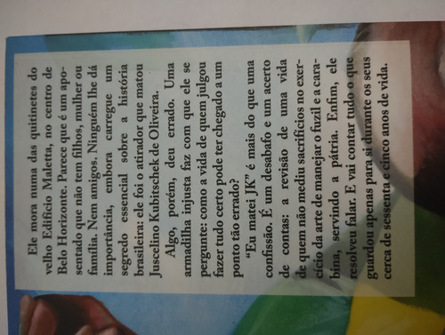 Eu Matei Jk - Gladston Mamede/ Editora Longarina/ Seminovo (Usado)