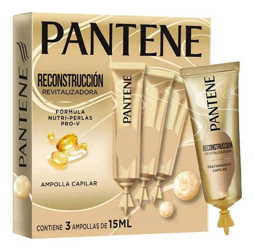 2 Pza Ampolletas Pantene Pro-v Reconstrucción Revitalizadora