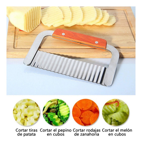 Cuchilla De Chip Ondulada Y Arrugadapara Patatas Fritas