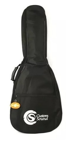 Capa Luxo Bag Violao Folk Custom Sound Resistente Preto