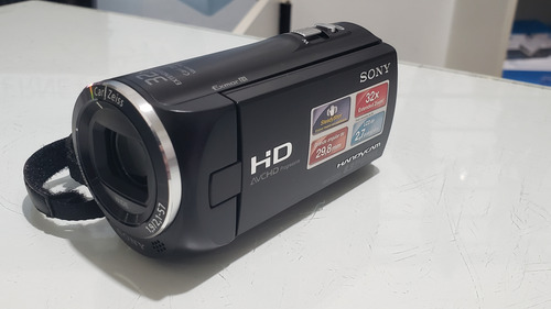 Câmera De Vídeo Sony Hdr-cx220 Hd Ntsc Preta Preto